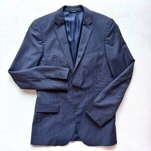 HUGO by Hugo Boss Amaro Blazer Virgin Wool Navy Slim Fit 38L